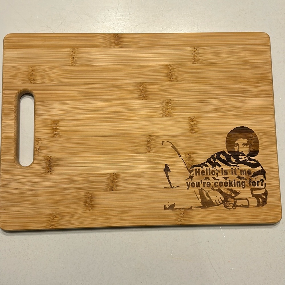 🔹LIONEL RICHIE BAMBOO CUTTING BOARD
